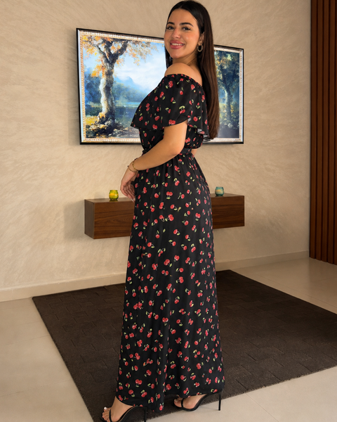 Robe Longue Cerise