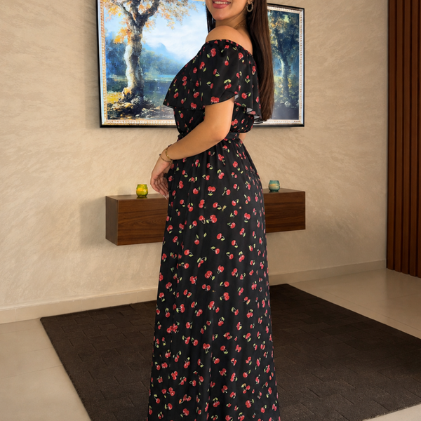Robe Longue Cerise